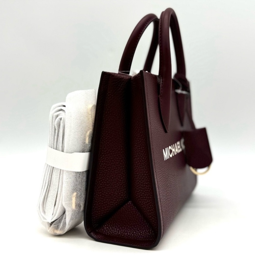 Michael Kors Mirella Small Shopper TZ Xbody Bag Ox Blood - Picture 3 of 8